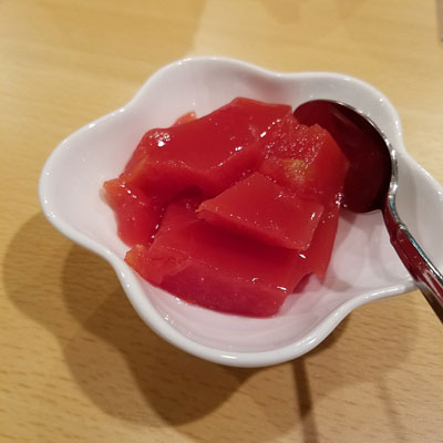 「福の樹」肉味噌トマトヌードル 札幌