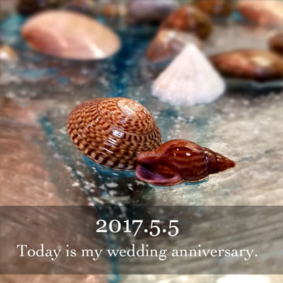 小樽の海と結婚記念日