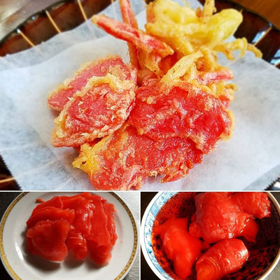 “紅生姜の天ぷら”