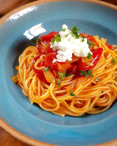 “塩トマトのスパゲッティー”