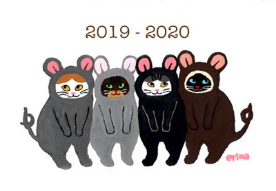 癒しの猫絵画家 山下絵理奈 猫のイラストカレンダー年 にゃんこ通信 さっぽろっこの食べログ 生活情報