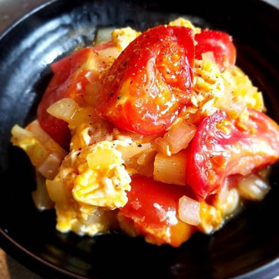 卵とトマト炒め